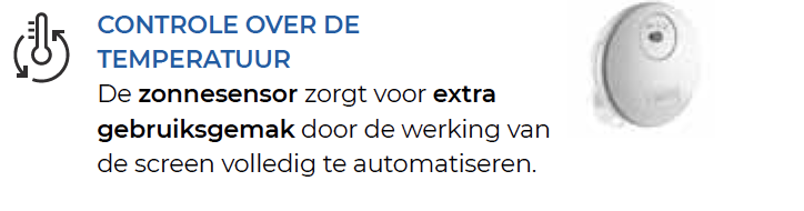 somfy zonne sensor met tekst