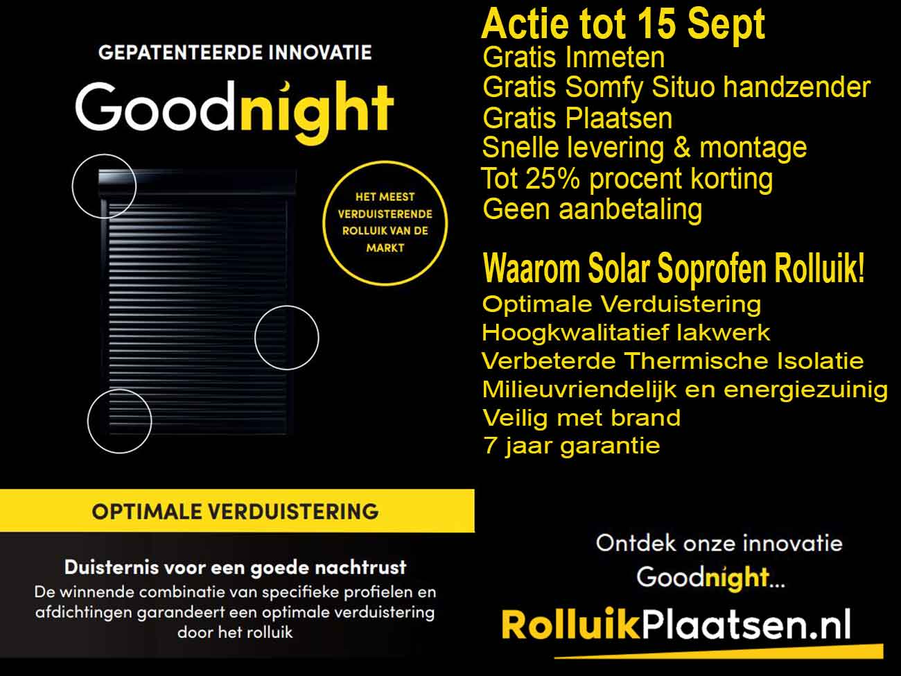 rolluik plaatsen