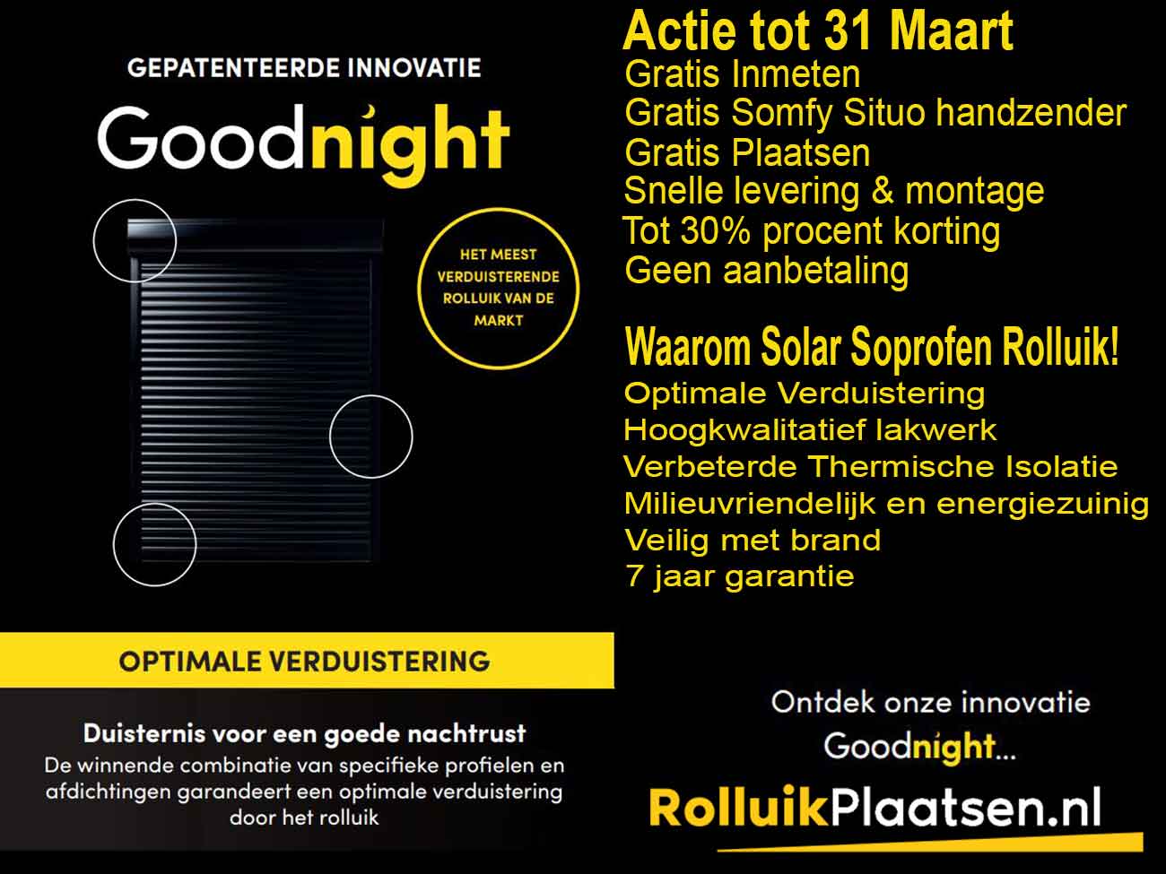 rolluik plaatsen